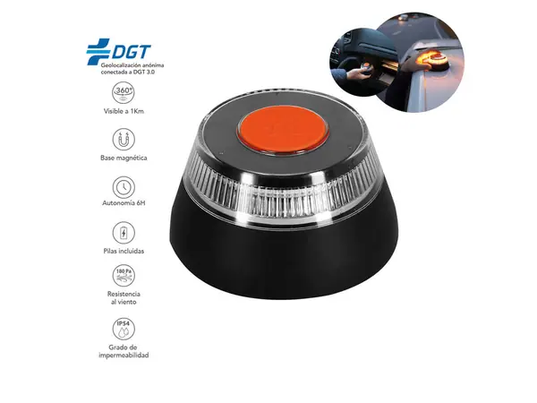 Luz emergencia v16 geolocalizada Kershaw